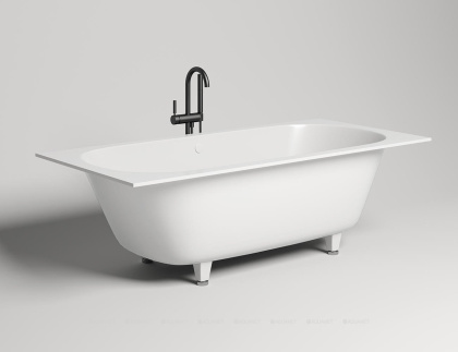 Ванна из литьевого мрамора Salini Ornella Axis 190х90 103422M матовая