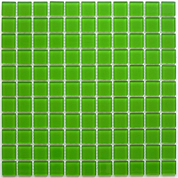 Мозаика стеклянная Green Glass (чип 4*25*25) 300*300(22шт.-1.98м2), м2