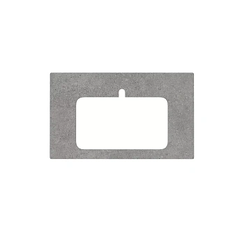 Столешница из керамогранита Фондамента 80, серая, PL2.DL500920R\80