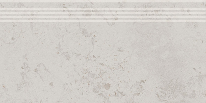 Ступень Про Лаймстоун серый светлый натуральный обрезной 30x60x0,9