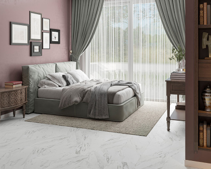 Виниловый ламинат Alta Step Arriba SPC9905 Мрамор Белый