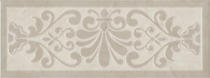 Декор HGD\A503\15145 Монсанту 2 бежевый светлый (15см*40см*8мм) (10шт/0,6м2) орнамент, шт