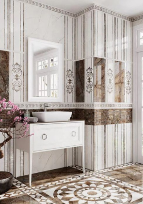 Керамогранит SG457722R Театро светлый лаппатированный обрезной (50,2см*50,2см*85мм) (7шт/1,764м2) , м2