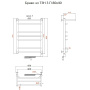 Полотенцесушитель Браво эл ТЭН 3 П 80*40 (ЛЦ4)