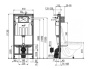 Кнопка управления для скрытых систем инсталляции, xром-глянец  M571KM