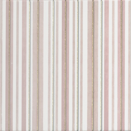 Декор VT\A455\5009 Весна 1 белый/розовый 20см*20см*6,9мм (1уп/10шт/)матовый, шт