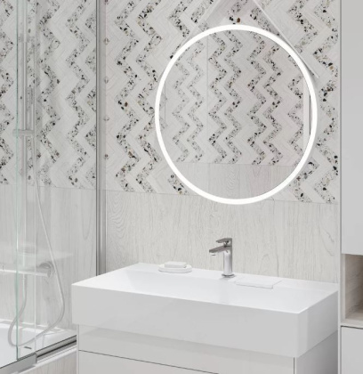 Декор T042\SG5268 Монтиони белый комбинированный 35,5см*34см*9мм (1уп/6шт/)мозаичный, шт