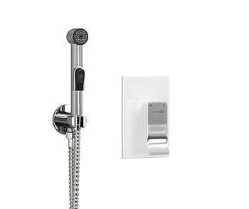 A010656WHITE Встраиваемый комплект для биде со шлангом 100 см Wasserkraft