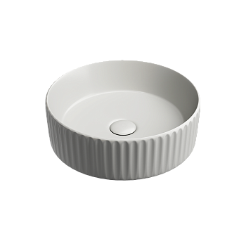 Умывальник чаша накладная круглая (цвет Серый Матовый) Element 360*360*115мм