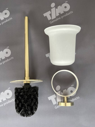 Щетка для туалета Timo Saona 13061/17 золото матовое