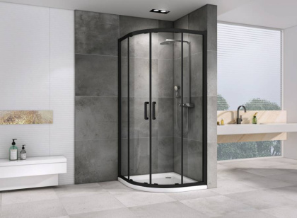 Душевой уголок ABBER Schwarzer Diamant AG01080B