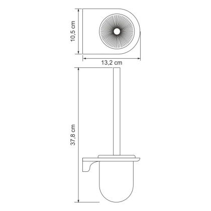 Kammel K-8327 Щетка для унитаза подвесная Kammel K-8327 Щетка для унитаза подвесная
