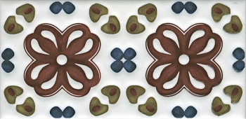 Декор STG\B616\16000 Клемансо орнамент 7,4*15 (1уп/40шт), шт