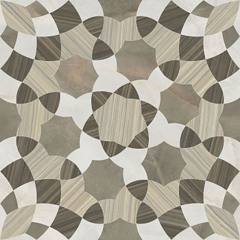 Serpeggiante Декор Геометрический Теплый K947865LPR01VTE0 60х60 Serpeggiante Декор Геометрический Теплый K947865LPR01VTE0 60х60