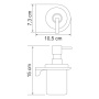 Kammel K-8399 Дозатор для жидкого мыла Kammel K-8399 Дозатор для жидкого мыла