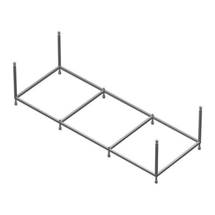 Рама разборная "AGORA" (с ручками и подголовником для ванны) Рама разборная "AGORA" (с ручками и подголовником для ванны)