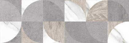 Плитка настенная Arctic серый мозаика 20*60 (10шт/1.2м2),м2