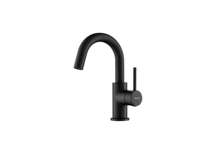 Смеситель для раковины, без донного клапана AQUATEK, матовый черный AQ1307MB ЕВРОПА