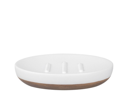 Мыльница Mindel, 13,5х2,6х10,1 см, белая, K-8829