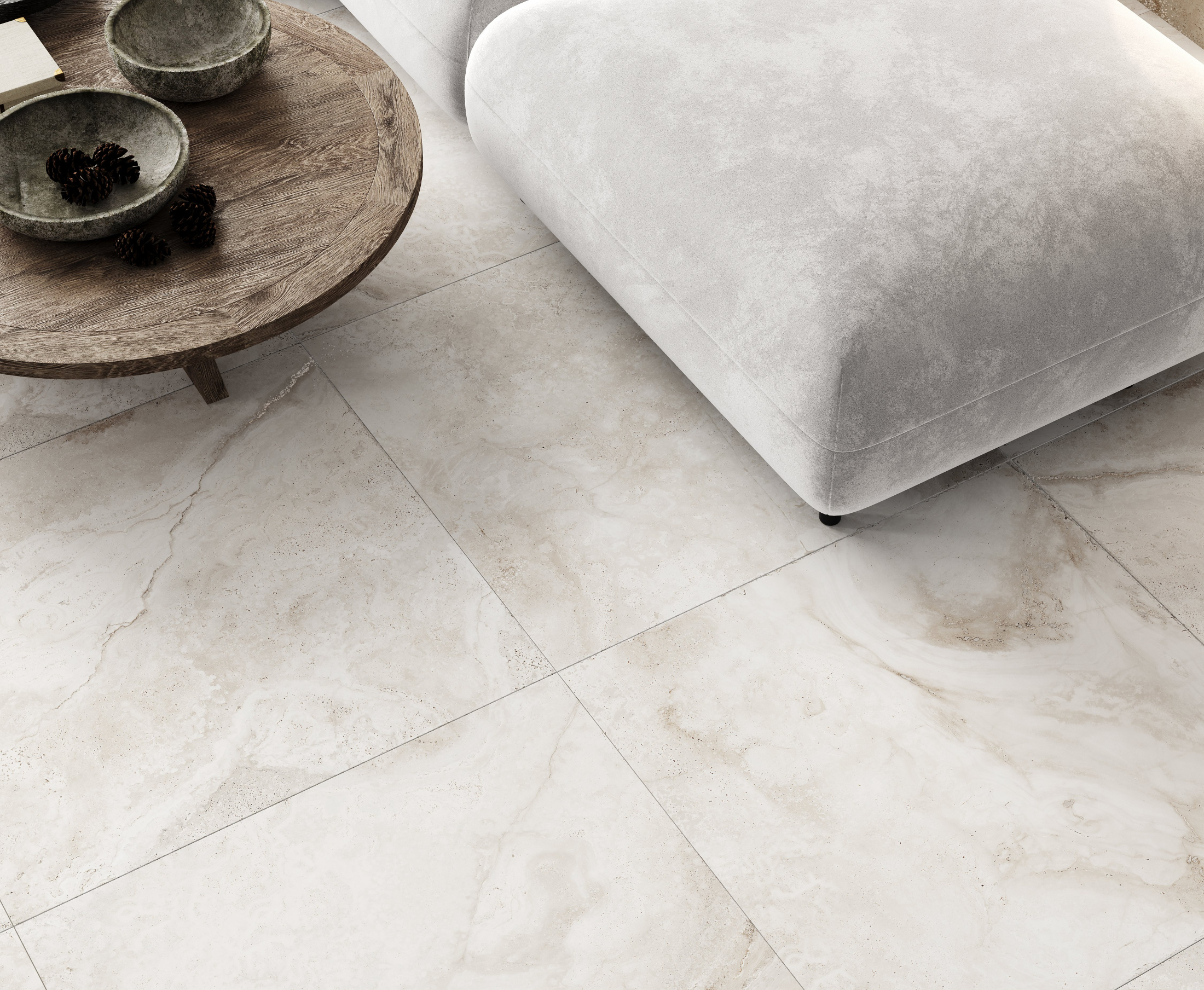 K22/7 Galatea Crema Керамогранит кремовый 80x80 Карвинг