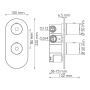 Berkel 4833 Thermo Термостатический смеситель для ванны и душа Berkel 4833 Thermo Термостатический смеситель для ванны и душа