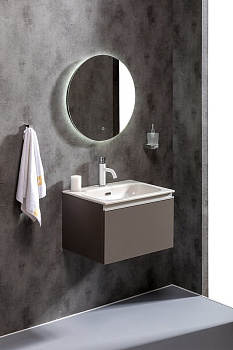 Тумба без раковины Vallessi 60*46см Антрацит глянец, 1 полка 837-060-A glossy Boheme Тумба без раковины Vallessi 60*46см Антрацит глянец, 1 полка 837-060-A glossy Boheme