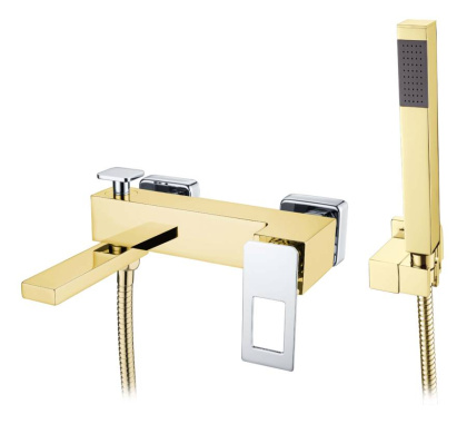 Смеситель для ванны Q GoldCR_Комплект