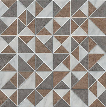 Декор OS\A308\SG1609N Каприччо серый,коричневый 40,2см*40,2см*8мм (1уп/4шт/)матовый, шт