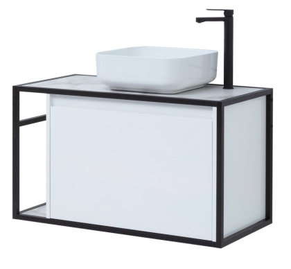 Тумба под раковину Aquanet Nova Lite Loft 90 R белый Тумба под раковину Aquanet Nova Lite Loft 90 R белый