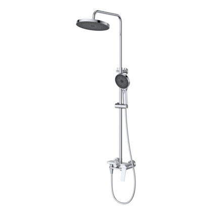 COMFORT-CVD-01 Душевая стойка со смесителем и изливом, хром COMFORT-CVD-01 Душевая стойка со смесителем и изливом, хром