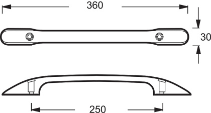 Ручки для ванны Jacob Delafon Melanie / Diapason E75114-CP для чугунных ванн, шт Ручки для ванны Jacob Delafon Melanie / Diapason E75114-CP для чугунных ванн, шт
