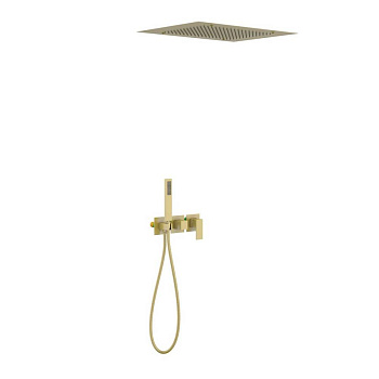 Душевая система Timo Selene SX-2129/17SM скрытого монтажа, золото матовое