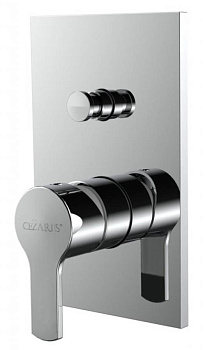 OVEST-VDIM-01 Встраиваемый однорычажный смеситель для душа с переключателем, исполнение хром