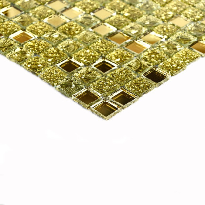 Мозаика Bonaparte Стеклянная Mirror gold 30х30 см, м2