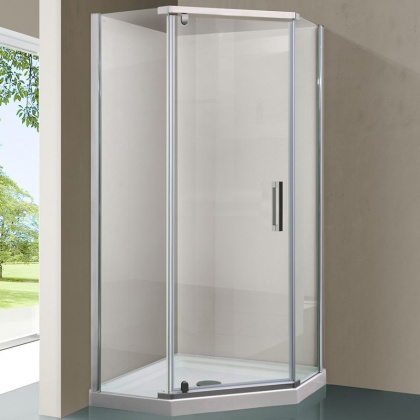 Душевой уголок Stresa VSP-1S900CL, 900*900, хром, стекло прозрачное