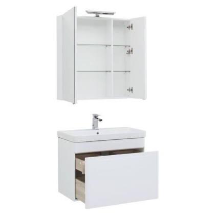 Мебель для ванной Aquanet София 80 белый