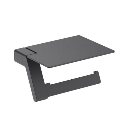 Бумагодержатель с полкой для телефона Timo Selene 14043/03 черный Бумагодержатель с полкой для телефона Timo Selene 14043/03 черный