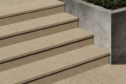 Противоскользящая ступень PELDANO RECTO ARENA ANTISLIP 33х33х3, Milan