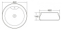 Раковина накладная BELBAGNO BB1398 Раковина накладная BELBAGNO BB1398