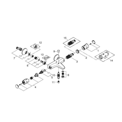 Термостат для ванны Grohe Grohtherm 800 34567000 хром Термостат для ванны Grohe Grohtherm 800 34567000 хром
