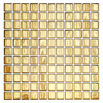 Керамическая мозаика, Golden Glossy 25х25, Metal