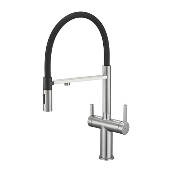 Смеситель для кухни с гибким изливом ROSE R458 R458L