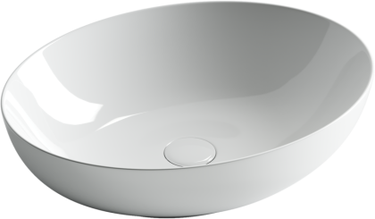 Умывальник чаша накладная овальная Element 520*395*130мм