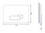 Кнопка ACTIS для LINK PRO_VECTOR_LINK_HI-TEC пластик белый Кнопка ACTIS для LINK PRO_VECTOR_LINK_HI-TEC пластик белый