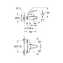 Смеситель для ванны Grohe Euroeco 32743000 хром Смеситель для ванны Grohe Euroeco 32743000 хром