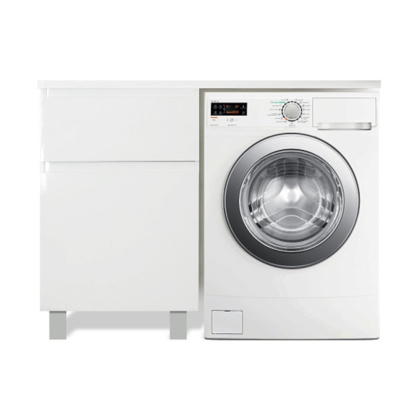 Тумба напольная под умывальник Dallas Luxe 1200х482 2 ящика (ШхГхВ) 548х476х860