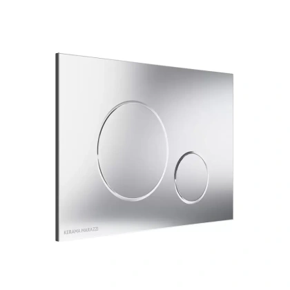 Кнопка управления для скрытых систем инсталляции, xром-глянец (круглая) Kerama Marazzi FPR.A.CR