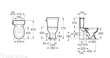 Roca Carmen 3420A7000 чаша