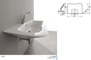Раковина_x000D_ 80х55см LAMI80