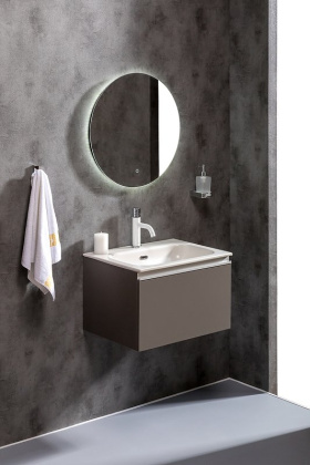 Тумба без раковины Vallessi 60*46см Антрацит глянец, 1 полка 837-060-A glossy Boheme Тумба без раковины Vallessi 60*46см Антрацит глянец, 1 полка 837-060-A glossy Boheme